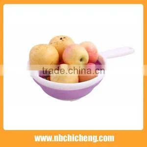 Folding Washing Vegetables and Fruit Basket With Handle Draining Basket thumbnail-4