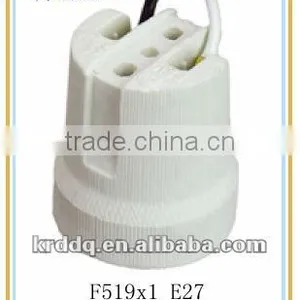 519 E27 Screw Shell Porcelain Lampholder thumbnail-1