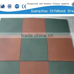 (HC-1008 )outdoor Patio Recycled Rubber Brick Paver Mat thumbnail-2
