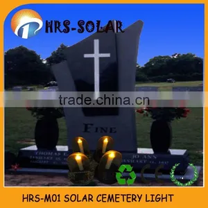Solar Grave Light ;Memorial Light;Cemetery Lamp thumbnail-1