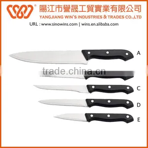 High Quality 5pcs Plastic Handle Kitchen Knife Set thumbnail-1