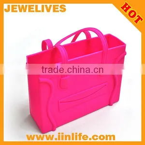 Silicone Satchel,Silicone Shoulder Bag,Side Bag for Girl thumbnail-1