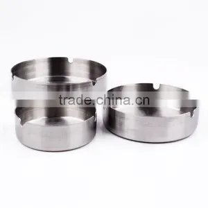 10cm Stainless Steel Cigarette Table Ashtray for Home thumbnail-4