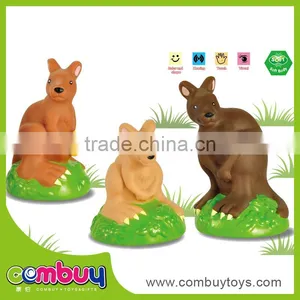 High Quality Cartoon Kangaroo Small Rubber Toys With BB Whistle thumbnail-1