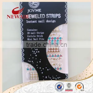 2014 Stylish Artificial Rhinestone Nail Polish Sticker,Crystal Diamond Nail Art World Nail Stickers thumbnail-1