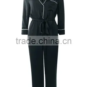 2017 Fashion Designer Jumpsuits 100% Polyester 70s Pyjama Style Jumpsuit Adult Jumpsuit Pajama thumbnail-5
