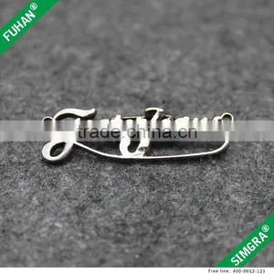 China Supplier Metal Label For Bags, Brand Logo Custom Metal Label thumbnail-2