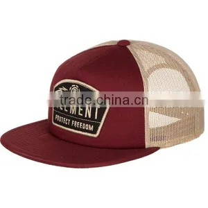 2015 Fashion Embroidery Patch 5 Panel Mesh Hat thumbnail-4