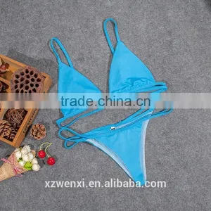 Wholesale 2017 New Design Sexy Swimwear Bathing Suits Xxx Hot Sex Bikini Women Beachwear OEM Bralettes thumbnail-5