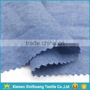 Best Price Wholesale Yarn Dyed 100% Cotton Chambray Fabric thumbnail-4