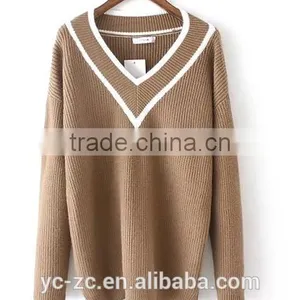 Knitted Sweater Wool Sweater Design for Girl thumbnail-3