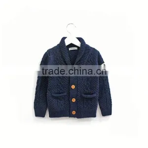New Design 100% Cotton Kids Cardigan Sweater for Boys thumbnail-1