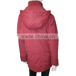 2014 2015 High Fashion Woman Long Coat Lady Winter Parka for Girls thumbnail-3