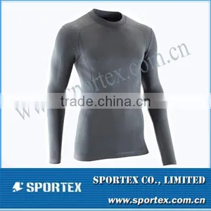 2014 Hot Selling Breathable Compression Top for Men as Sports Compression Wear thumbnail-1