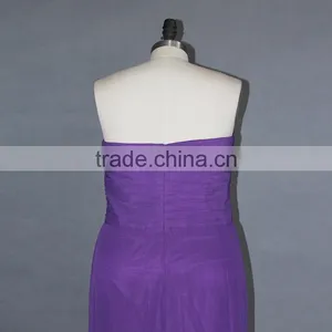 Wholesale Birthday Party Dress Evening Party Dress /Purple Evening Dress thumbnail-4