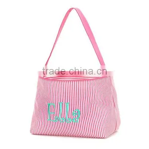 Wholesale Personalized Strip Monogrammed Easter Buckets thumbnail-2