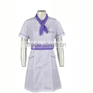 ISO9001 BSCI 2015 OEM Design Wholesale Hospital Uniform Lab Coat Nurse Uniform Dress thumbnail-3