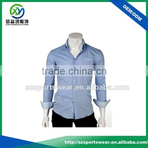 Light Color Cotton Lycra Long Sleeve Slim Fit Casual Shirts For Men thumbnail-1