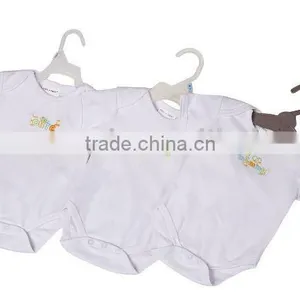 Baby White Cotton Body/body Suits for Baby/baby Wear/baby Clothing/baby Garment thumbnail-1