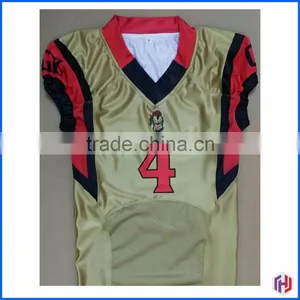 American Football Jersey 49ers Uniforms Factory Wholesale, American Football Jersey, Uniform Custom Design Good Sublimated Footb thumbnail-1