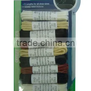 9pcs Colorful Nylon Round Shoe Laces thumbnail-1
