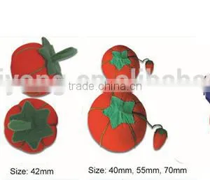 Blister Card Pack of 100% Cotton of Tomato Pin Cushion With Saw/wood Dust Inside thumbnail-6