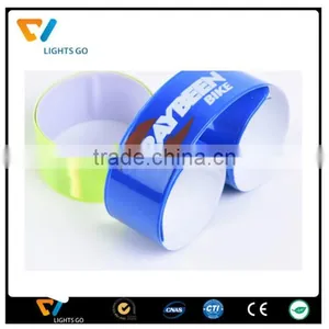 Glow in the Dark Pvc Promotion Snap Slap Bracelet Wristband thumbnail-3