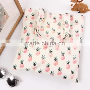Chinese Supplier Shopping Eco Recycled Canvas Rectangle Grocery Tote Bags thumbnail-1
