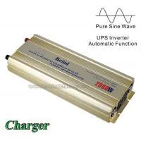 High Quality PSW Pure Sine Wave Built-in Charger UPS DC 12V to AC 220V Sufficient 2000W Peak 4000W Power Inverter thumbnail-1