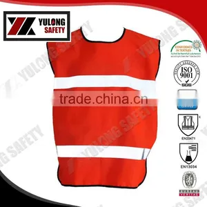 Security Roadway Yellow 3M Reflective Safety Cheap High Vis Vests for Cleaner thumbnail-1