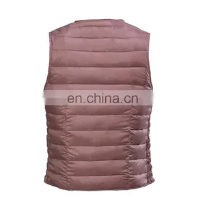 Sleeveless Down Vest Filled Jacket For Women thumbnail-5