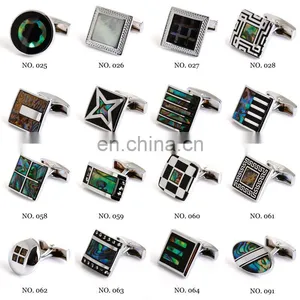Fashion Abalone Cufflinks Shell Cufflinks Men's Jewelry High Quality thumbnail-2