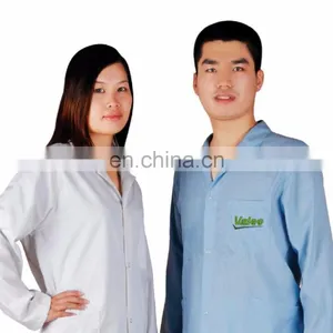 Wholesale Customized Logo Esd Antistatic Cleanroom Working Smock Uniform thumbnail-1