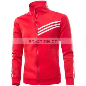 Wholesale 2017 Mens Slim Fit Zip Up Jumper Sweatshirt Jacket Tracksuit Top thumbnail-3
