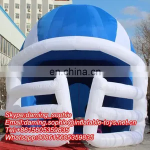 Customized Inflatable Helmet Sports Tunnel for Sale thumbnail-2