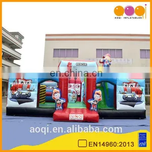 AOQI Wonderful Inflatable Car Fun City Outdoor Playground Equipment Inflatable Fun City Bouncer thumbnail-1