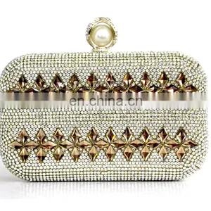 Factory Wholesale High Quality With Stones India Clutch Bag Full of Crystal Evening Bags thumbnail-3