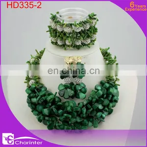 Coral Beads Necklace Jewelry Set | African Fashion Wedding Jewelry Set thumbnail-1