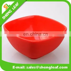 Square Shape Various Color Silicone Food Serving Bowls thumbnail-5