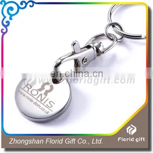 Bulk Cheap Debossed Branding Trolley Coin Key Holder thumbnail-5