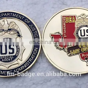 United States Department of Justice Enamel Coin, Chief Executive Souvenir Coins thumbnail-1