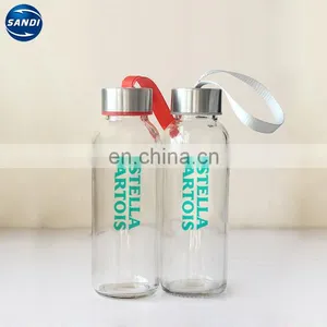 Promotional Custom LOGO Printed Sports Glass Water Bottle thumbnail-1