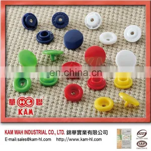 High Quality All Types of Cloth Plastic Jean Snap Button / Color Card Snap Button for Garment /plastic Snap Buttons thumbnail-1
