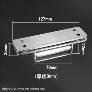 304 Stainless Steel Invisible Hinge Folding Hidden Cross - Hinged Wooden Door Cloakroom Universal Manufacturer thumbnail-2