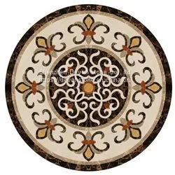 New Hot Selling Arabic Marble Floor Waterjet Round Medallion thumbnail-1