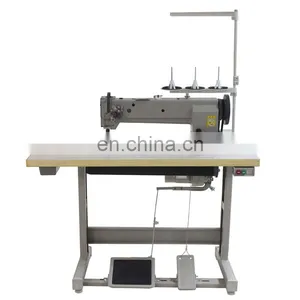Customized Long Arm Heavy Duty Lockstitch Double Needle Sewing Machine thumbnail-1