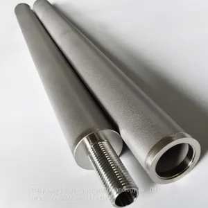 316L Stainless Steel Porous Metal Powder Sintered Filter Cartridge Gas Sparger of Beer thumbnail-4