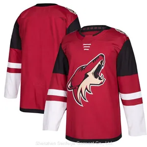 100% Quality Polyester Hockey Jersey Training Uniforms Team Wear Ice Hockey Jerseys thumbnail-1