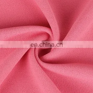Chinese 100D 92% Polyester 8% Spandex 4 Way Stretch Moss Crepe Woven Fabric thumbnail-2