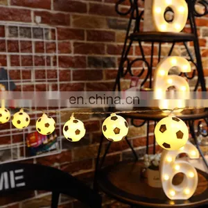 Solar Decorative Led Waterproof String Soccer Ball Lights Garden Home Indoor Outdoor Hanging Fairy Light World Cup Lighting thumbnail-2